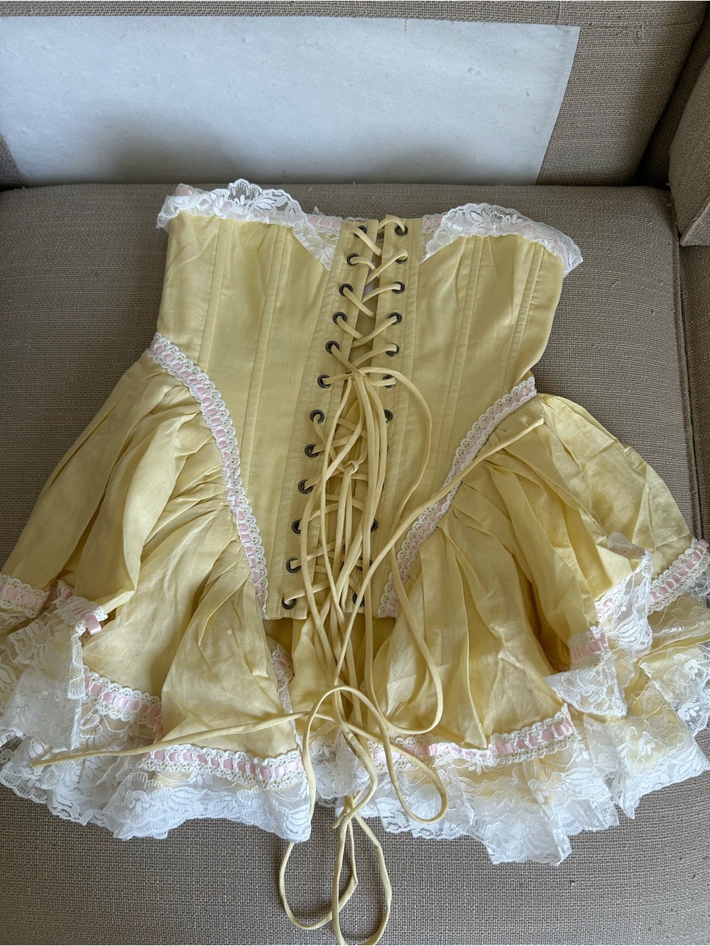 BEST Selkie The Custard Victorian Corset Small - Picture 3 of 9